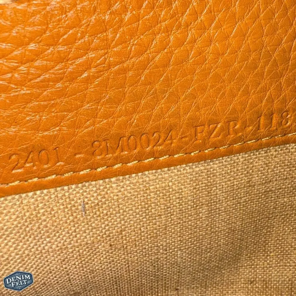 Fendi Selleria Roma Embossed Horse Logo Leather Tan ZipAround Long Wallet | RARE